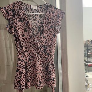 Vici Dolls Cheetah Blouse